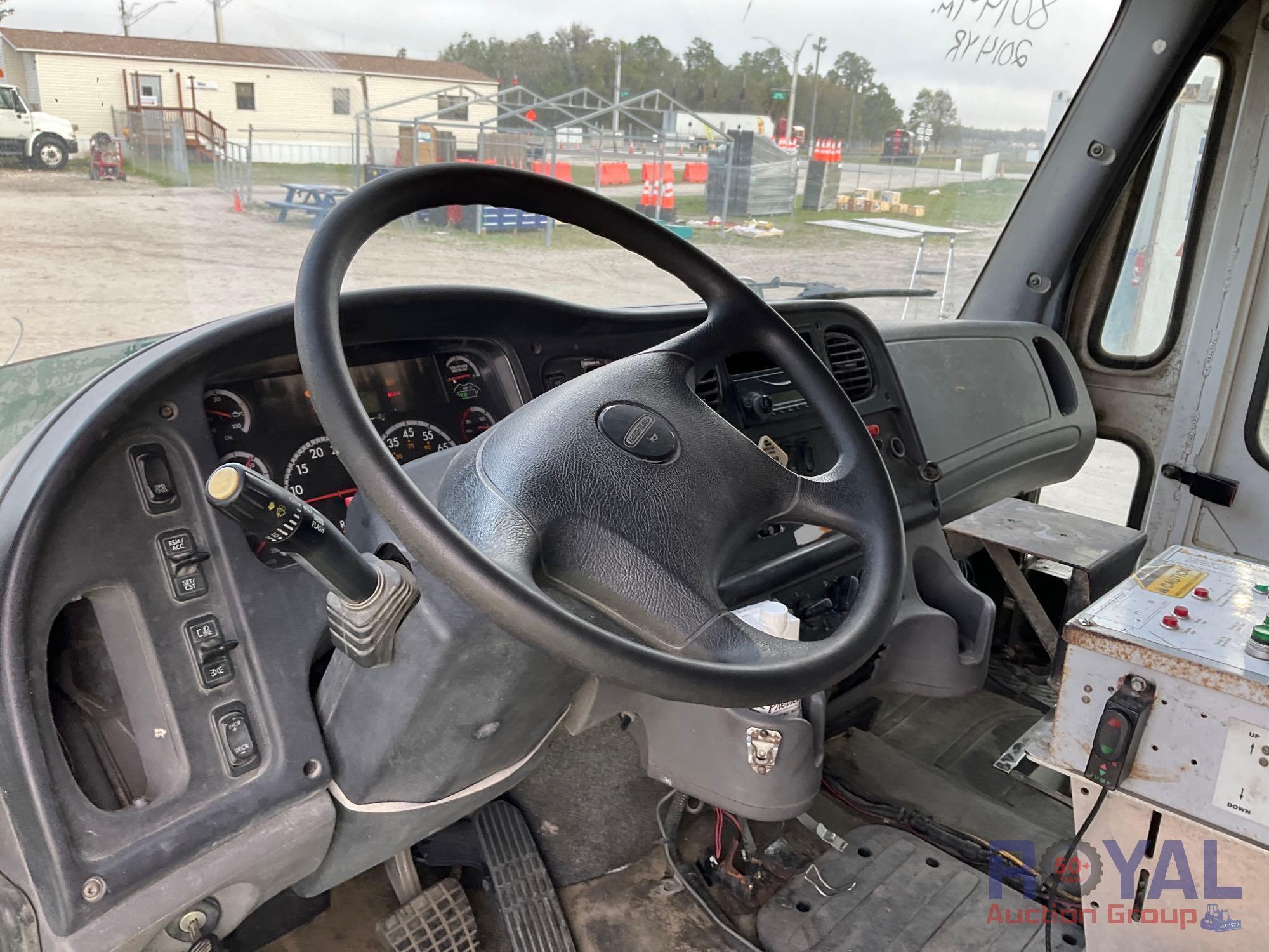 2014 Freightliner M2 106 Side Loader Garbage Truck