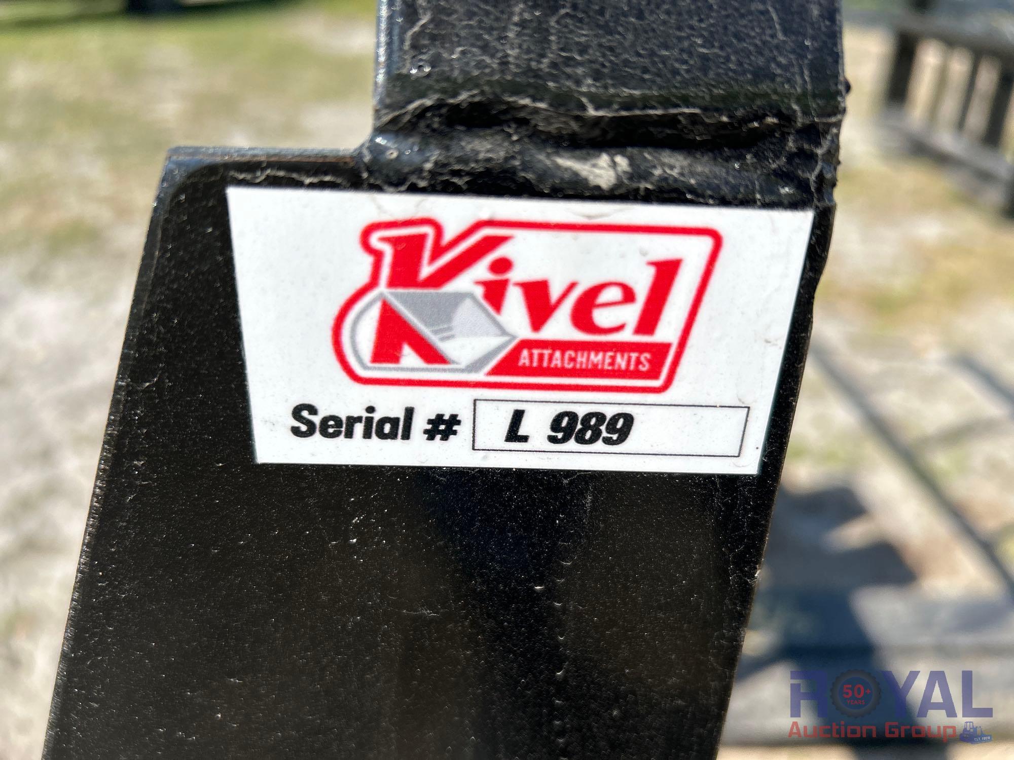 2024 Kivel 48in Fork Skid Steer Attachment