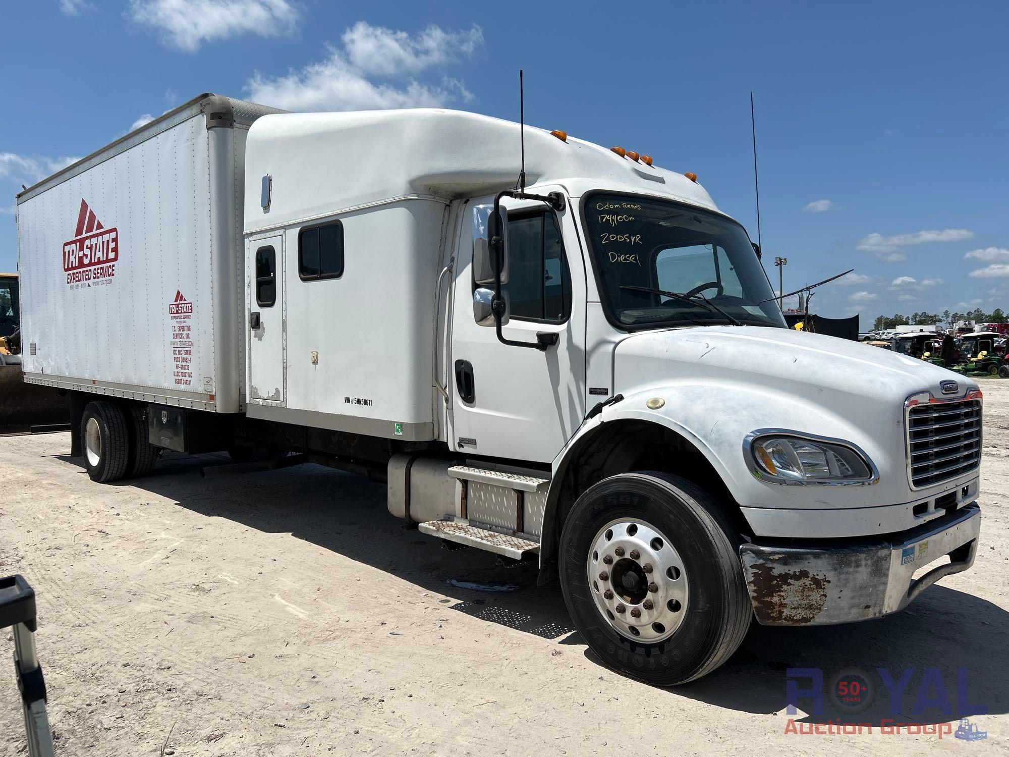 2005 Freightliner M2 106 Sleeper Box Truck