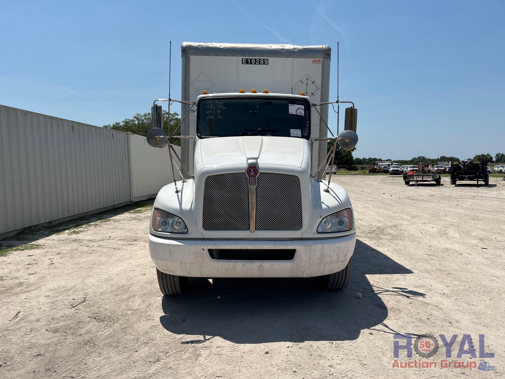 2016 Kenworth T270 26ft Box Truck