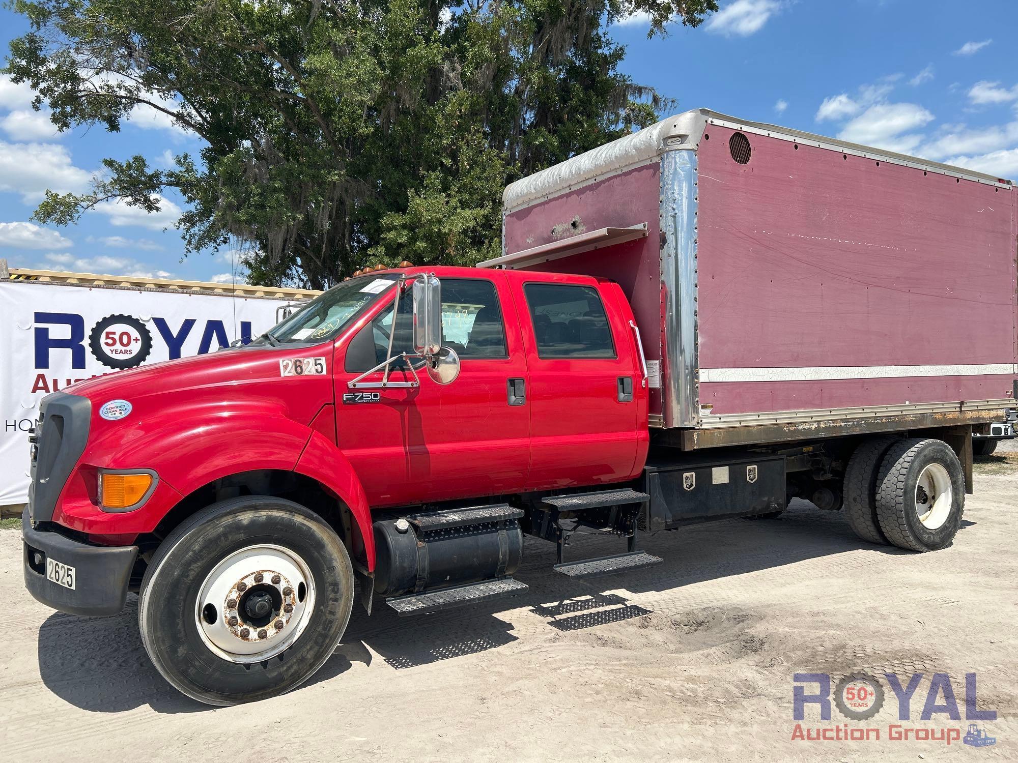 2012 Ford F750 Crew Cab 15ft Dump Truck