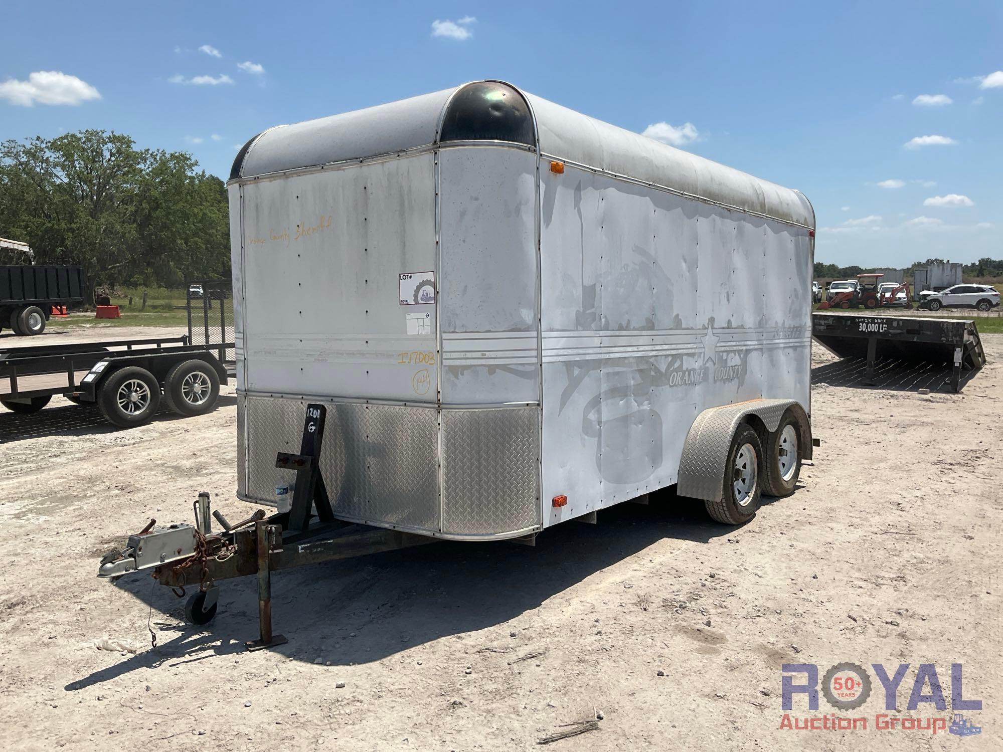 1999 Texas 14ft T/A Enclosed Trailer