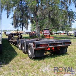 1982 Font Tri-Axle Low Boy Trailer 17 Ft well