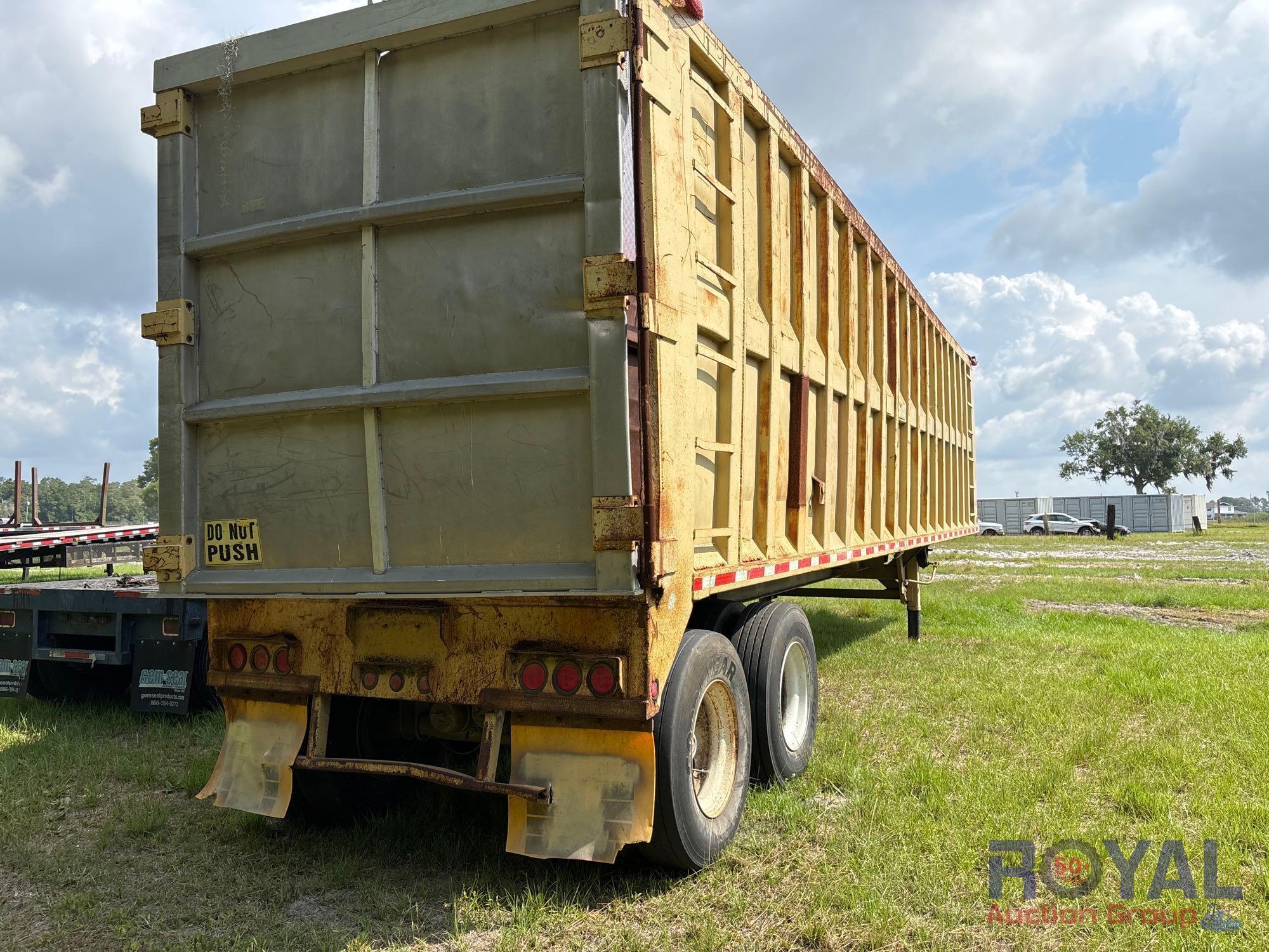 2001 Steco SEO33696 Sludge Push Out 38Ft Trailer