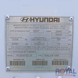 2007 Hyundai VO2530152-JS 53FT Dry Van Trailer
