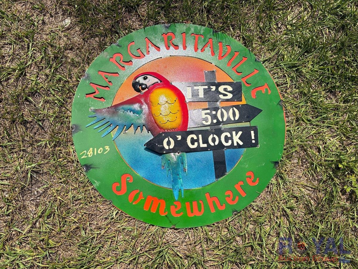 Margaritaville Metal Sign