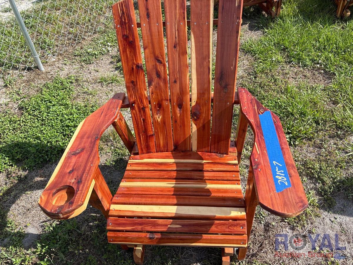 Red Cedar Glider Chair