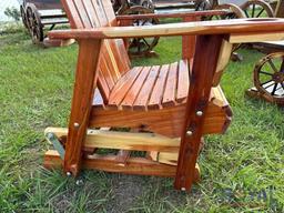 Red Cedar Glider Chair