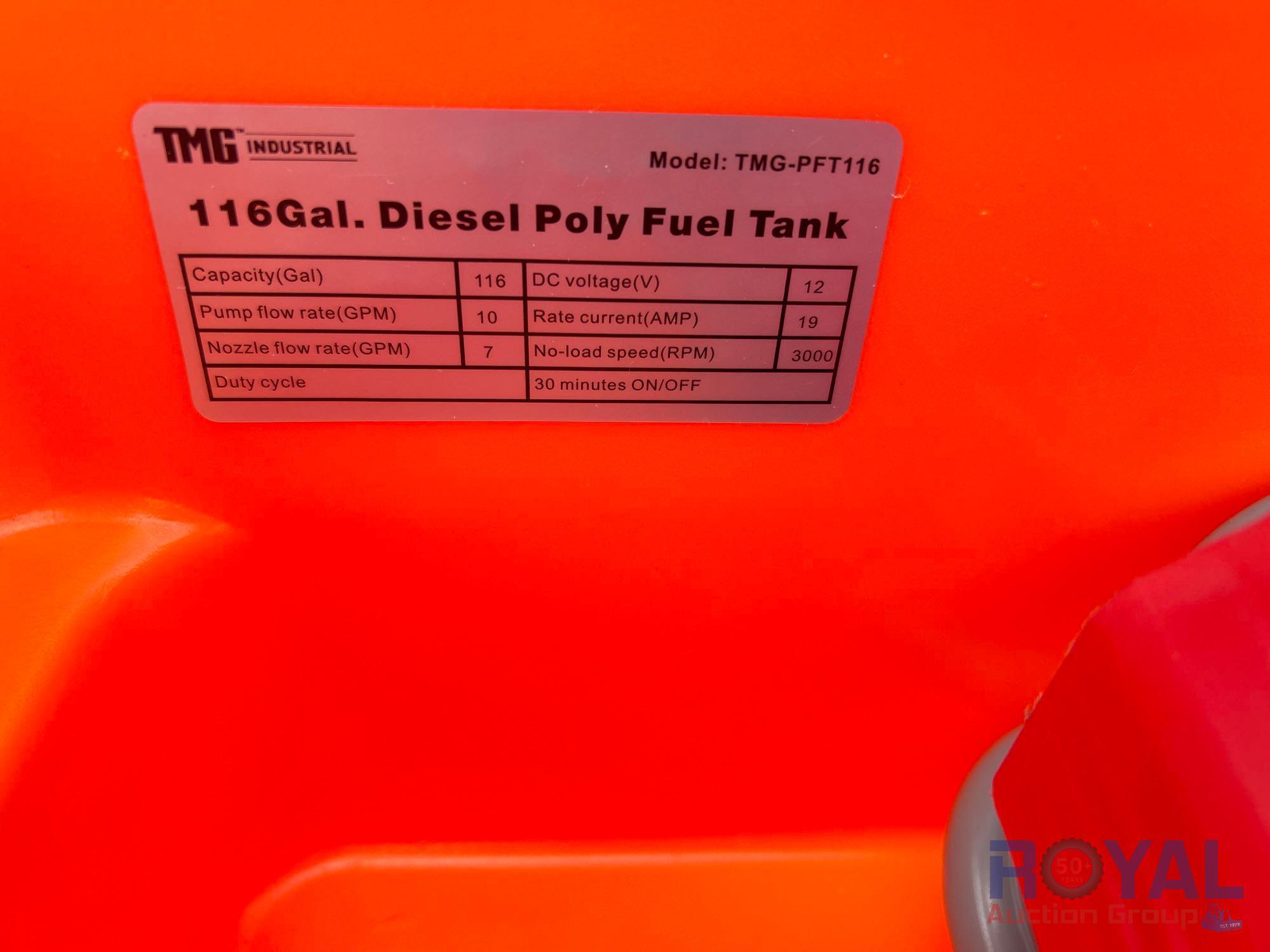 116 Gallon Diesel Fuel Tank with Pump and Hose