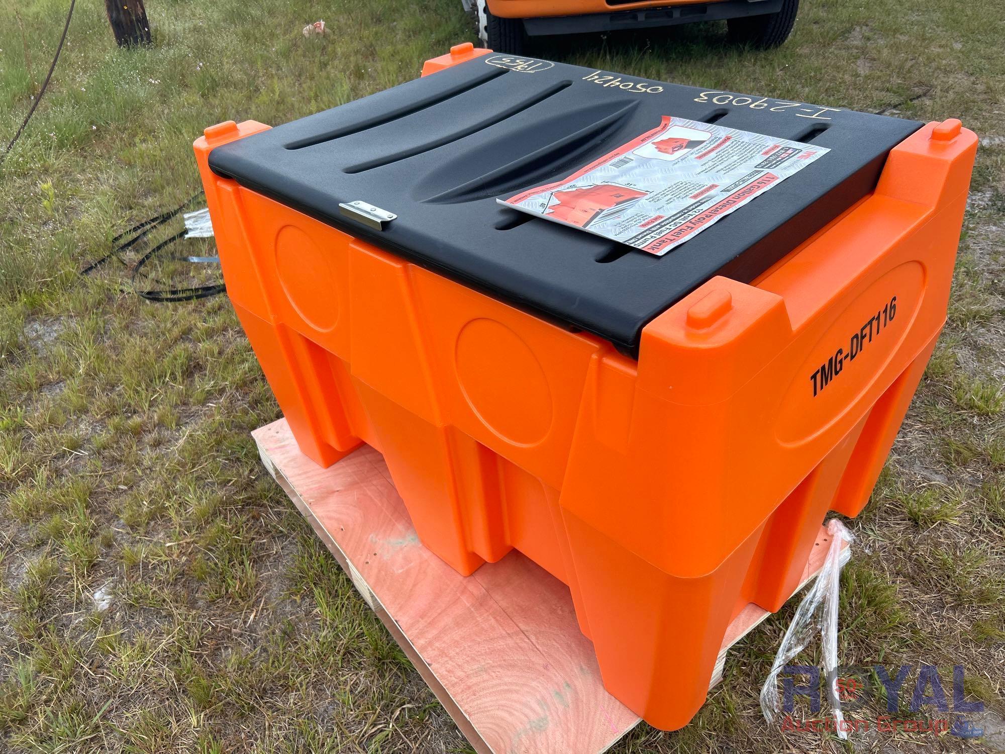 116 Gallon Diesel Fuel Tank with Pump and Hose