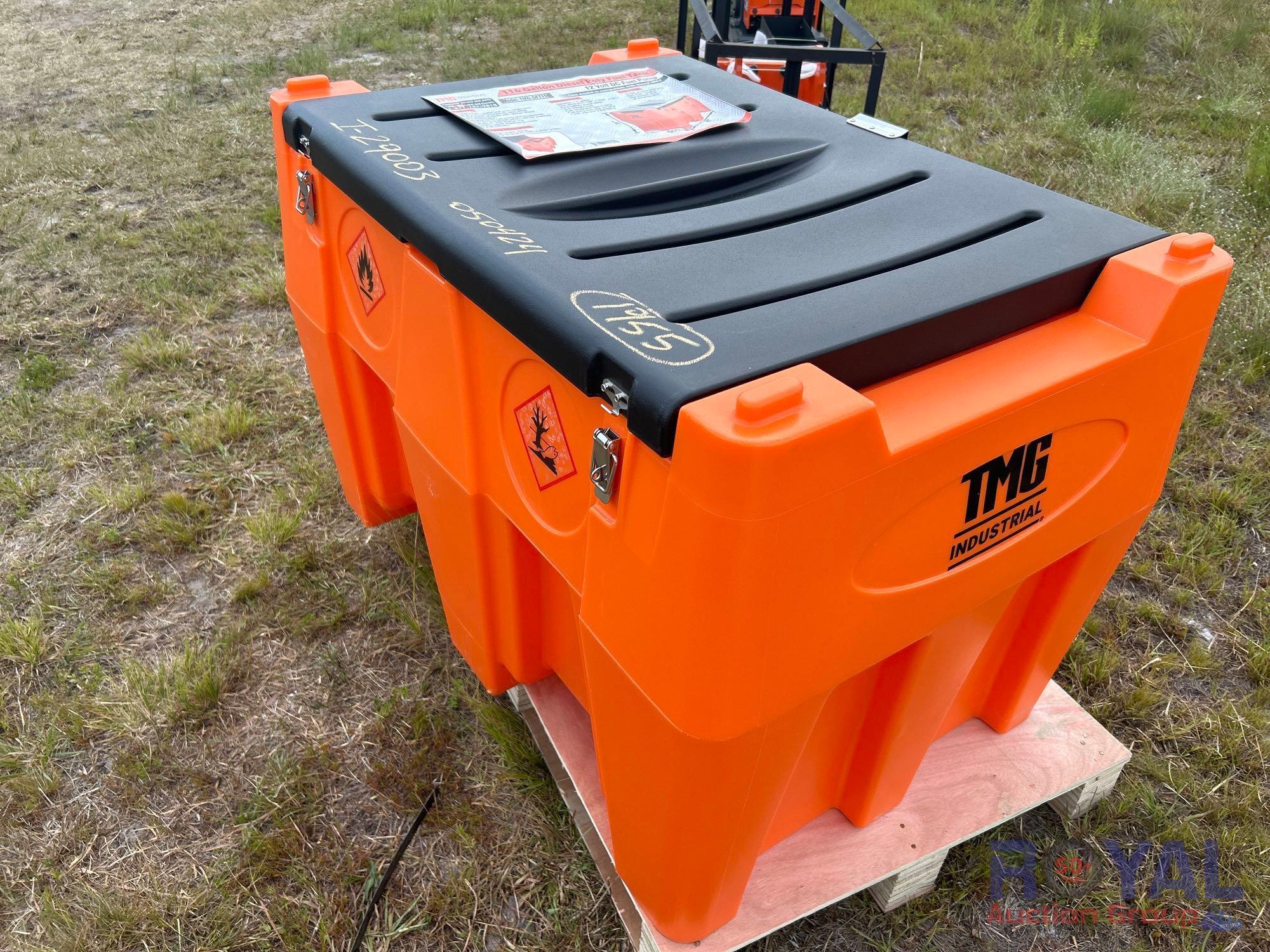 116 Gallon Diesel Fuel Tank with Pump and Hose