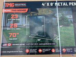 4 X 8 Ft Metal Pent Shed