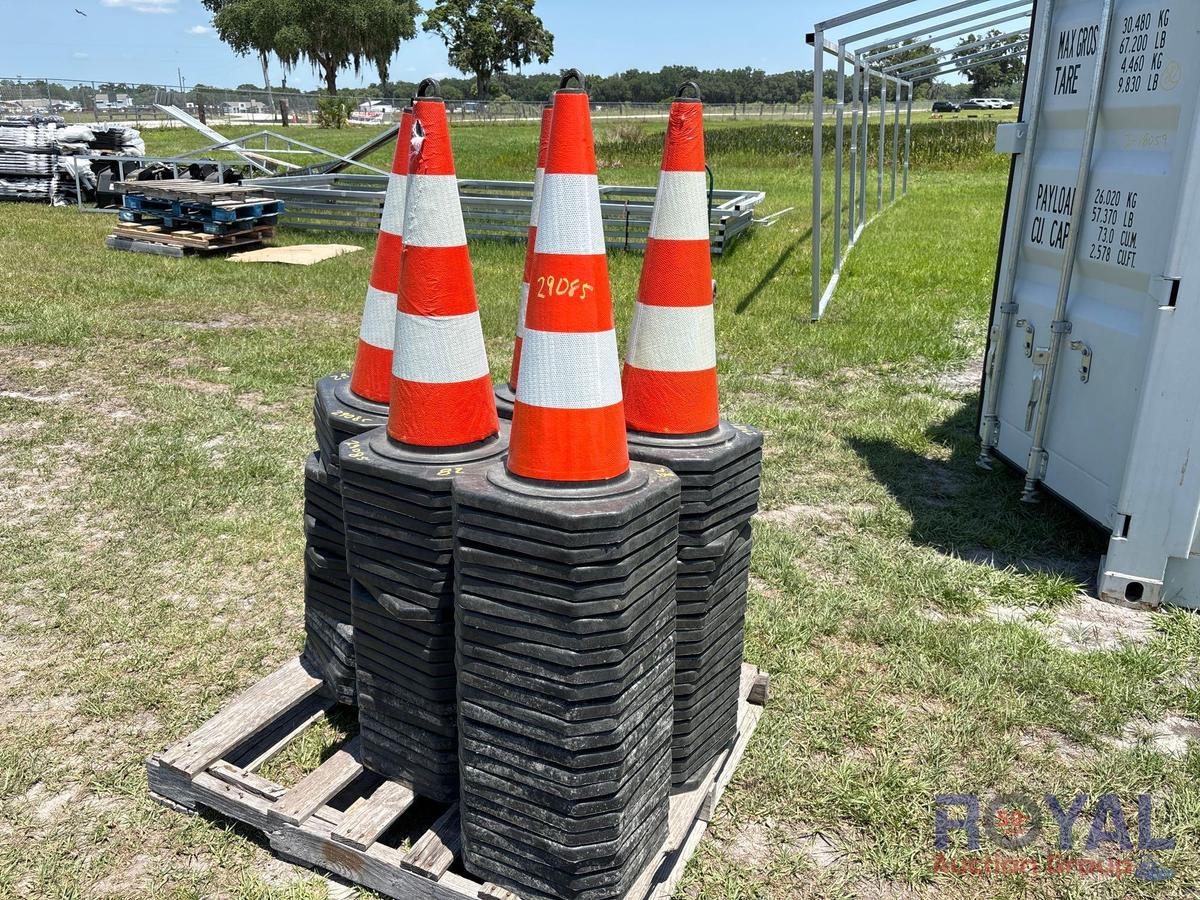 125 Reflective Safety Cones