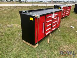 2024 Chery Steelman 7ft 10 Drawer Work Bench