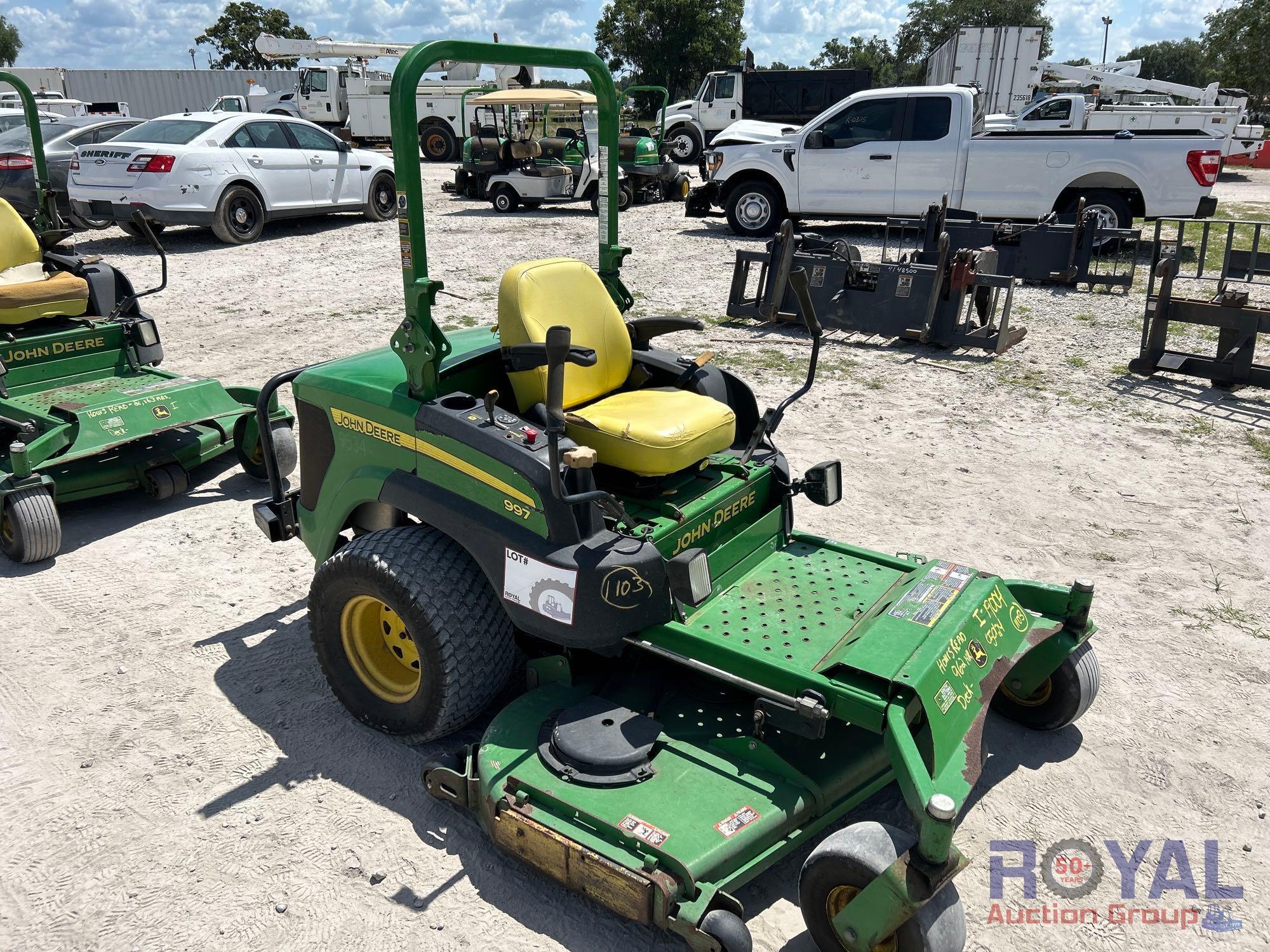 2014 John Deere 997 ZTR 72in Zero Turn Mower