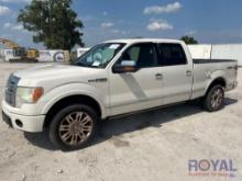 Year: 2009 Make: Ford Model: F-150 Vehicle Type: Pickup Truck Mileage: Plate: Body Type: 4 Door Cab;