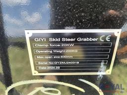 2024 GIYI Skid Steer Grabber Attachment