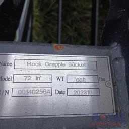 2023 Duel Cylinder Rock Grapple Bucket Attachment