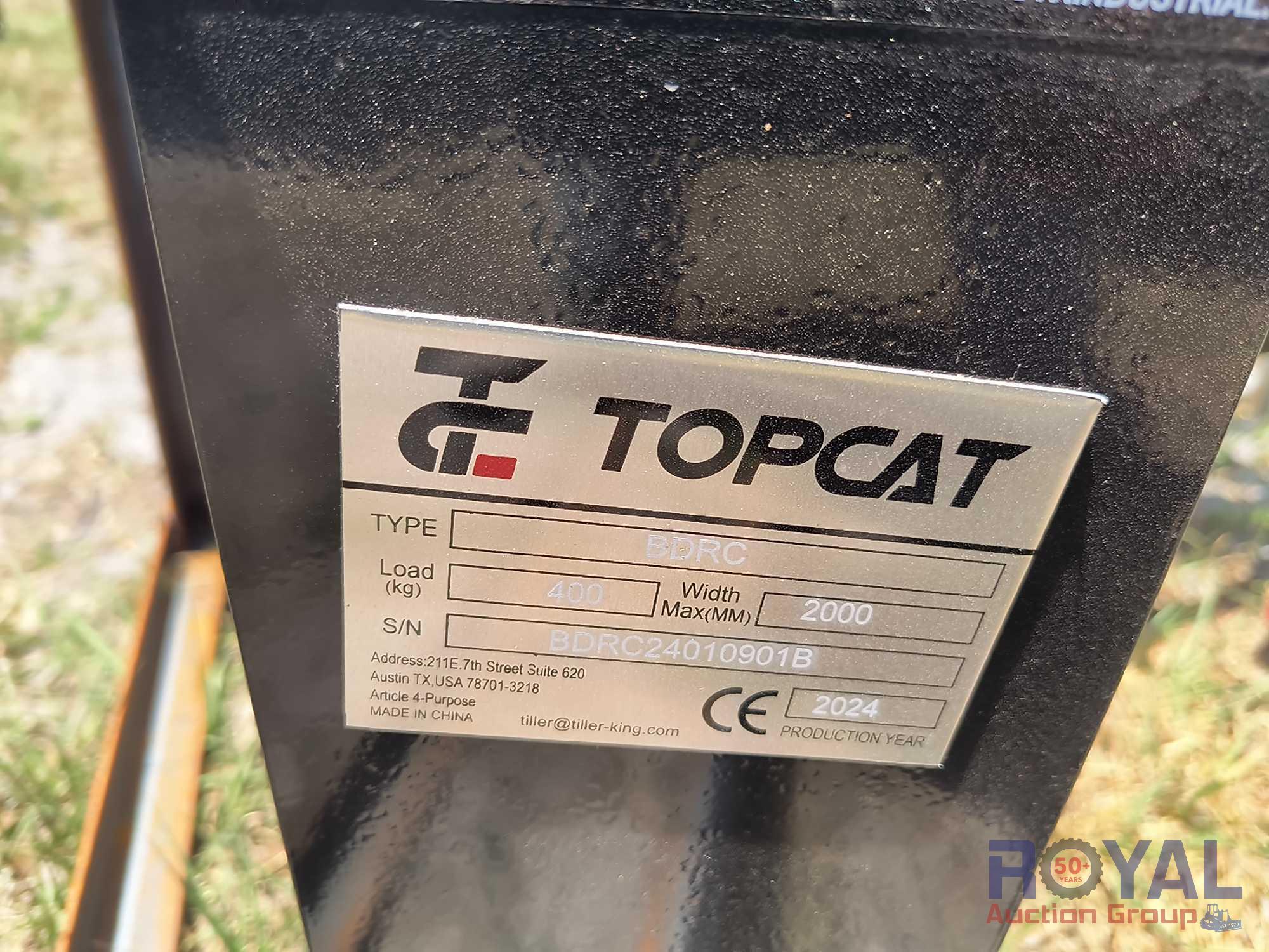 2024 TopCat BDRC Skid Steer Brush Cutter Attachment