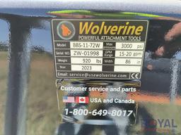 2023 Wolverine PAB-11-72W 72in Skid Steer Angle Broom Sweeper Attachment
