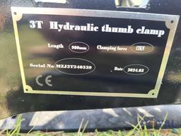 2024 3T Hydraulic Thumb Clamp