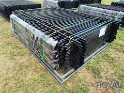 10 ft Galvanized Steel Fence