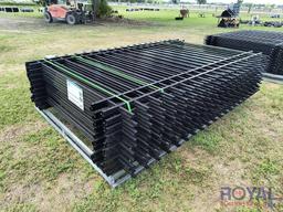 10 ft Galvanized Steel Fence