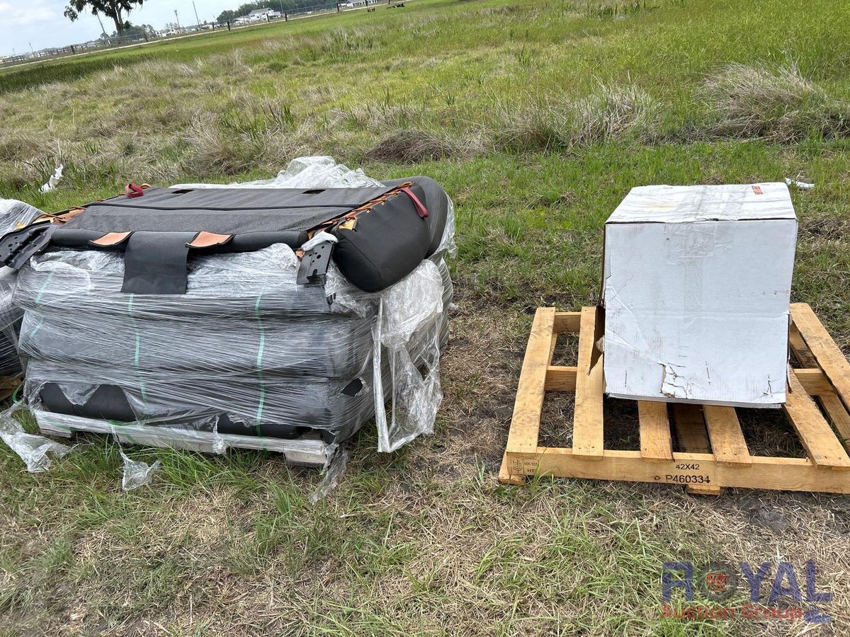 15 pallets of miscellaneous seats and parts.