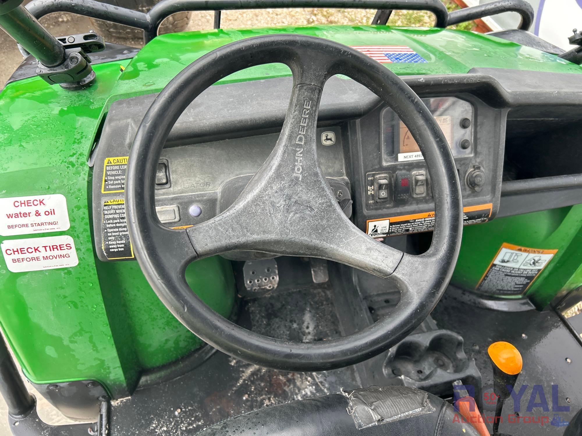 2011 John Deere 825 4x4 Gas Gator Utility Cart