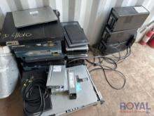 Assortment of laptops and servers