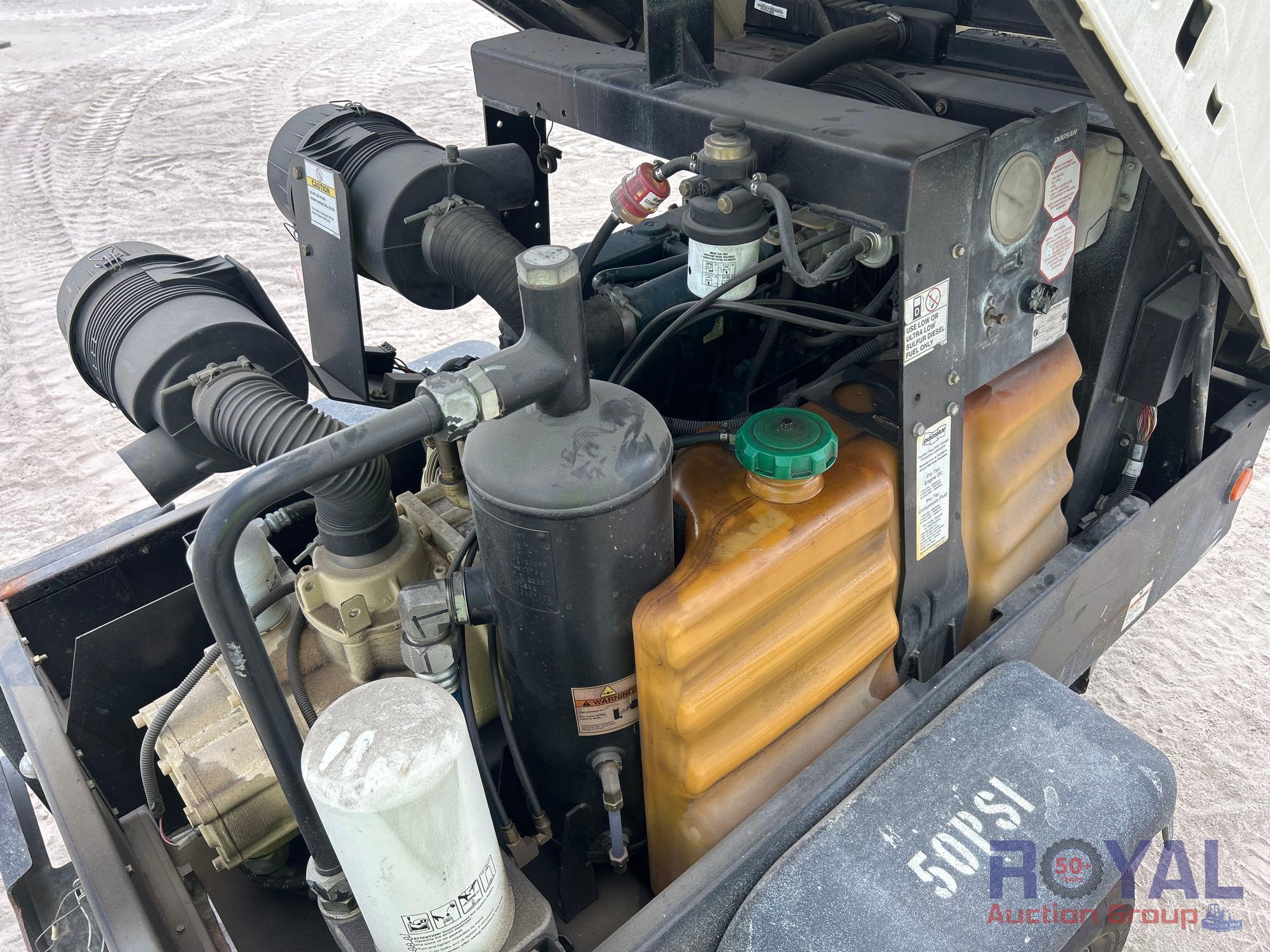 2013 Doosan C185WKUB-T4I 185 CFM Towable Air Compressor