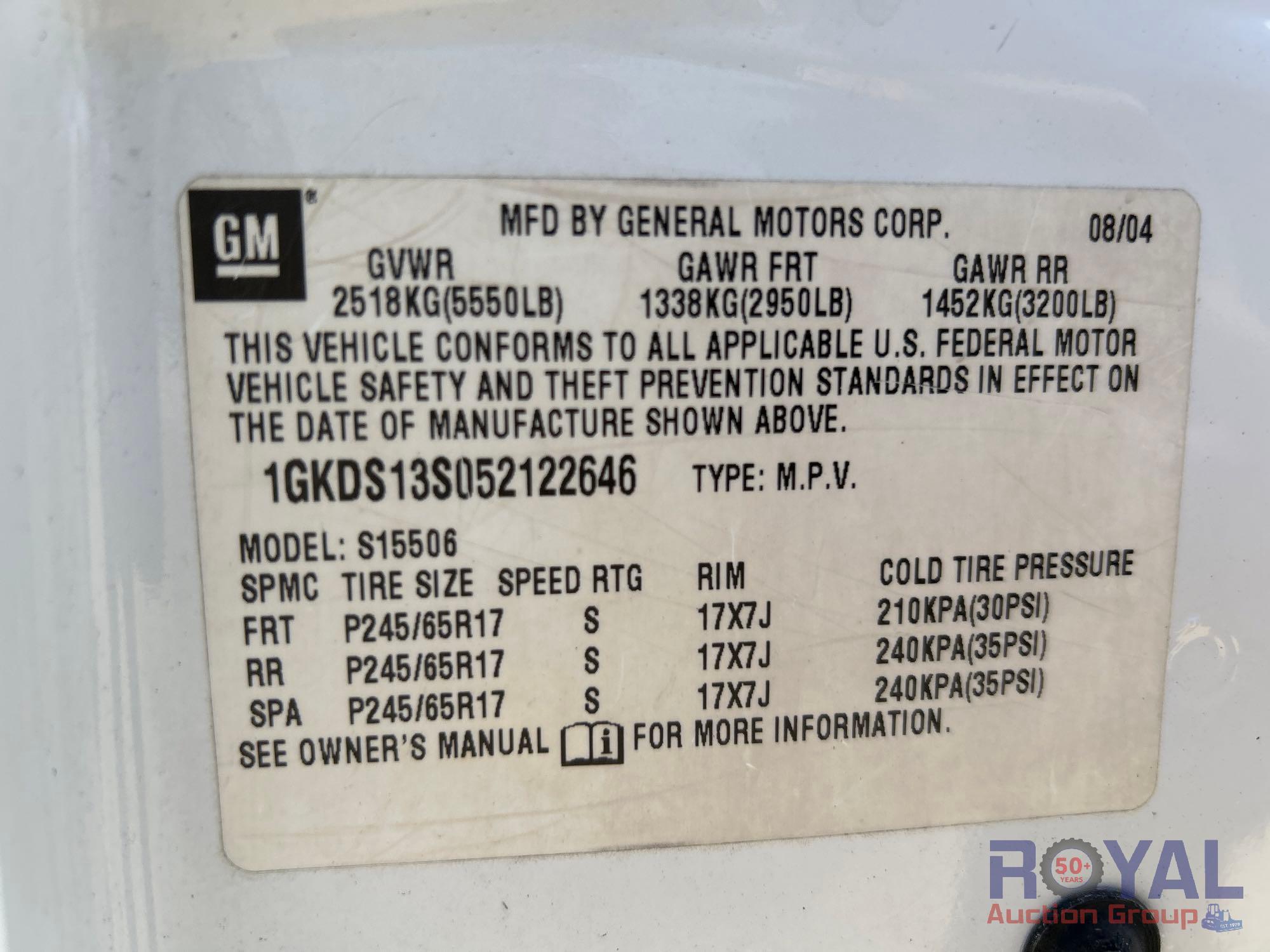 2005 GMC Envoy SUV