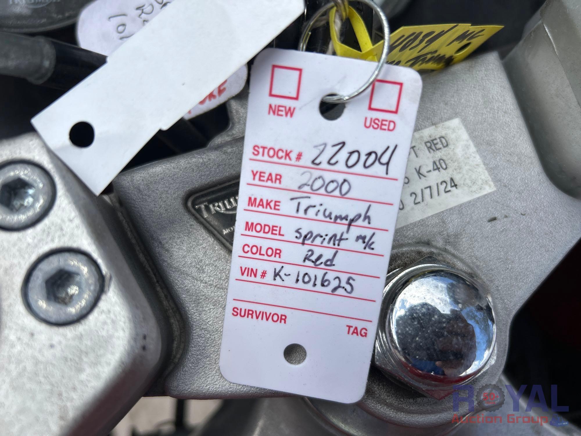 2000 Triumph Sprint ST Motorcycle