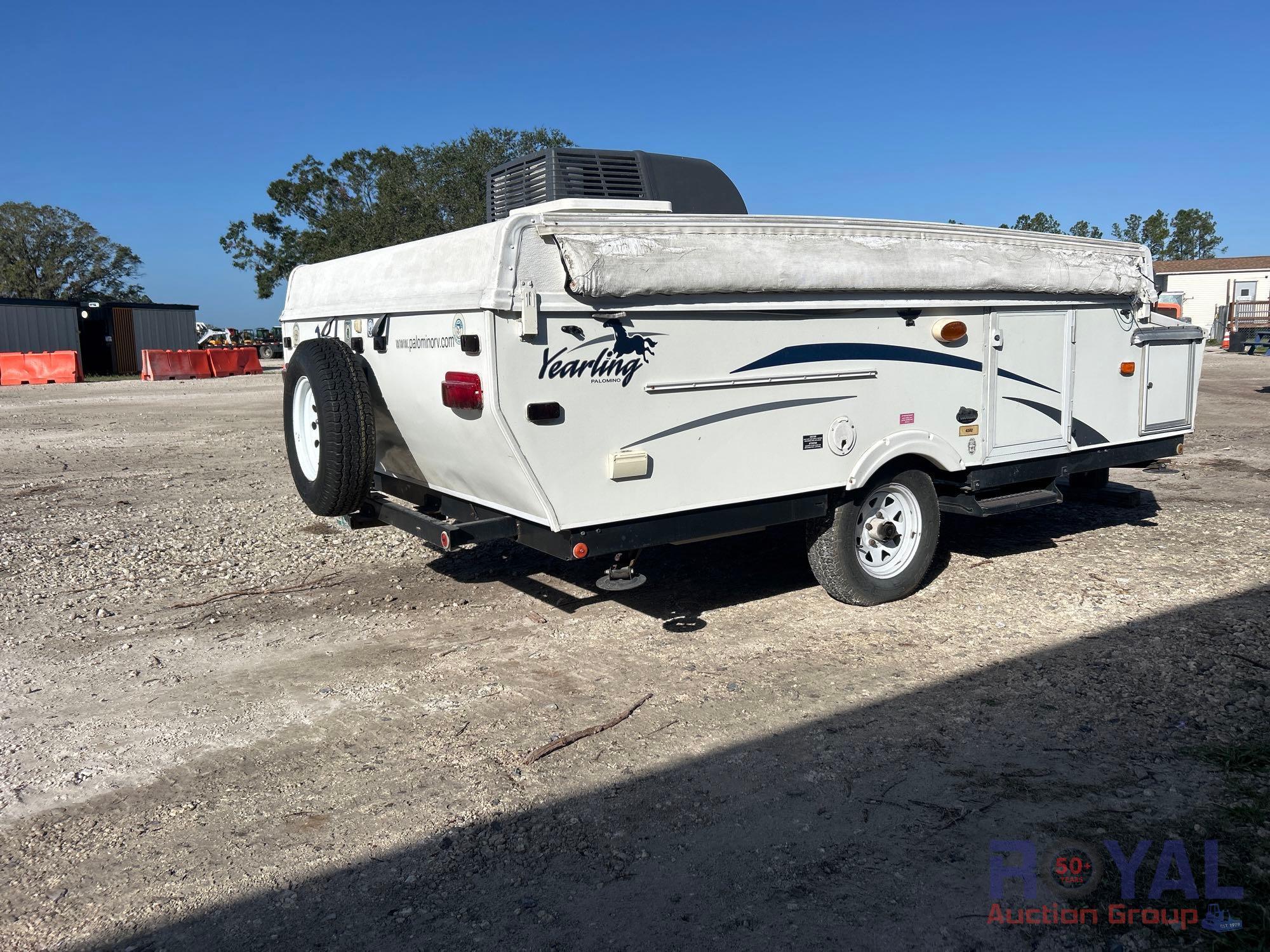 2007 Palomino by Forest River Y-4102 Yearling Single Axle Pop Up Camping Trailer