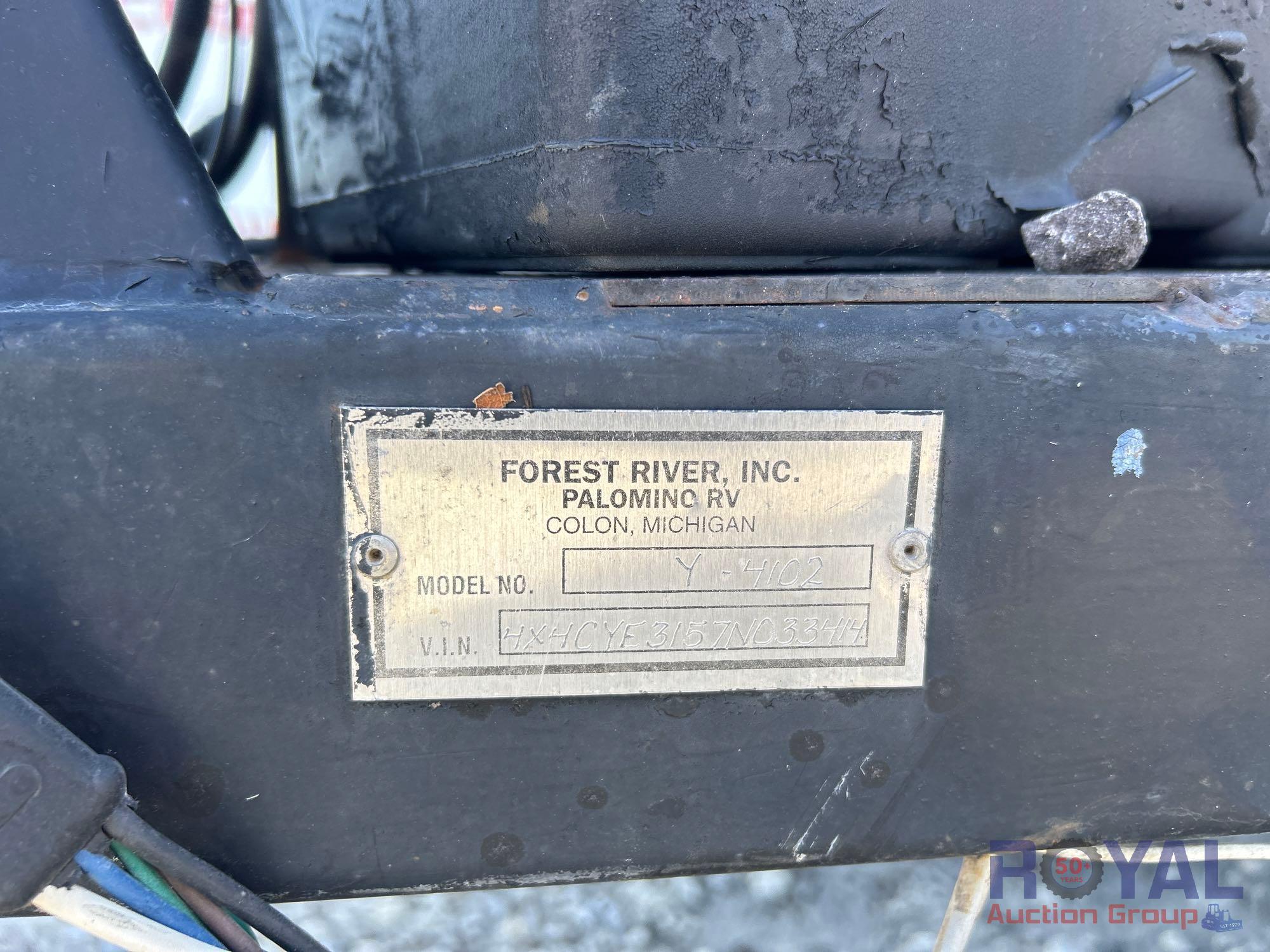2007 Palomino by Forest River Y-4102 Yearling Single Axle Pop Up Camping Trailer