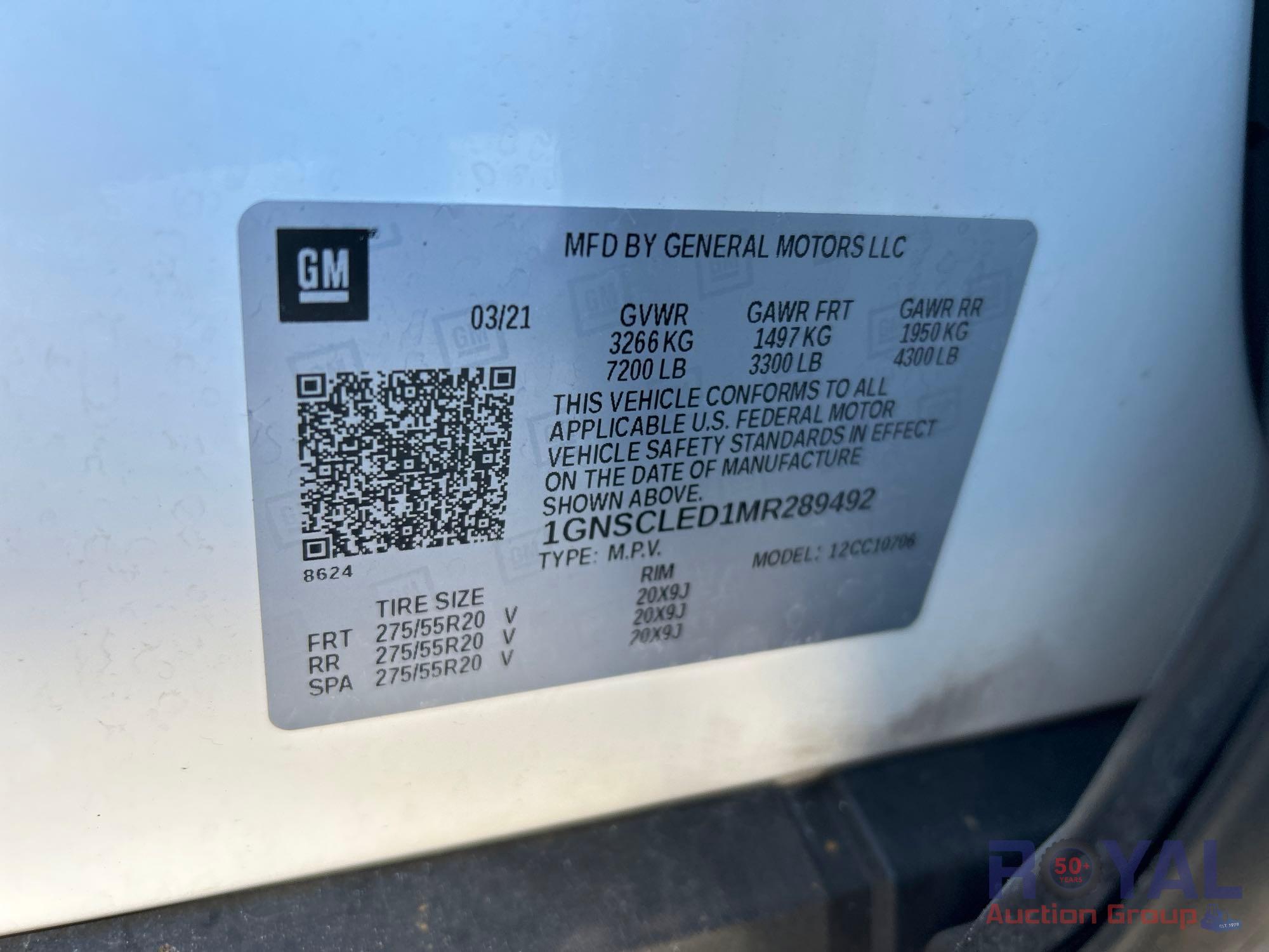 2021 Chevrolet Tahoe SUV