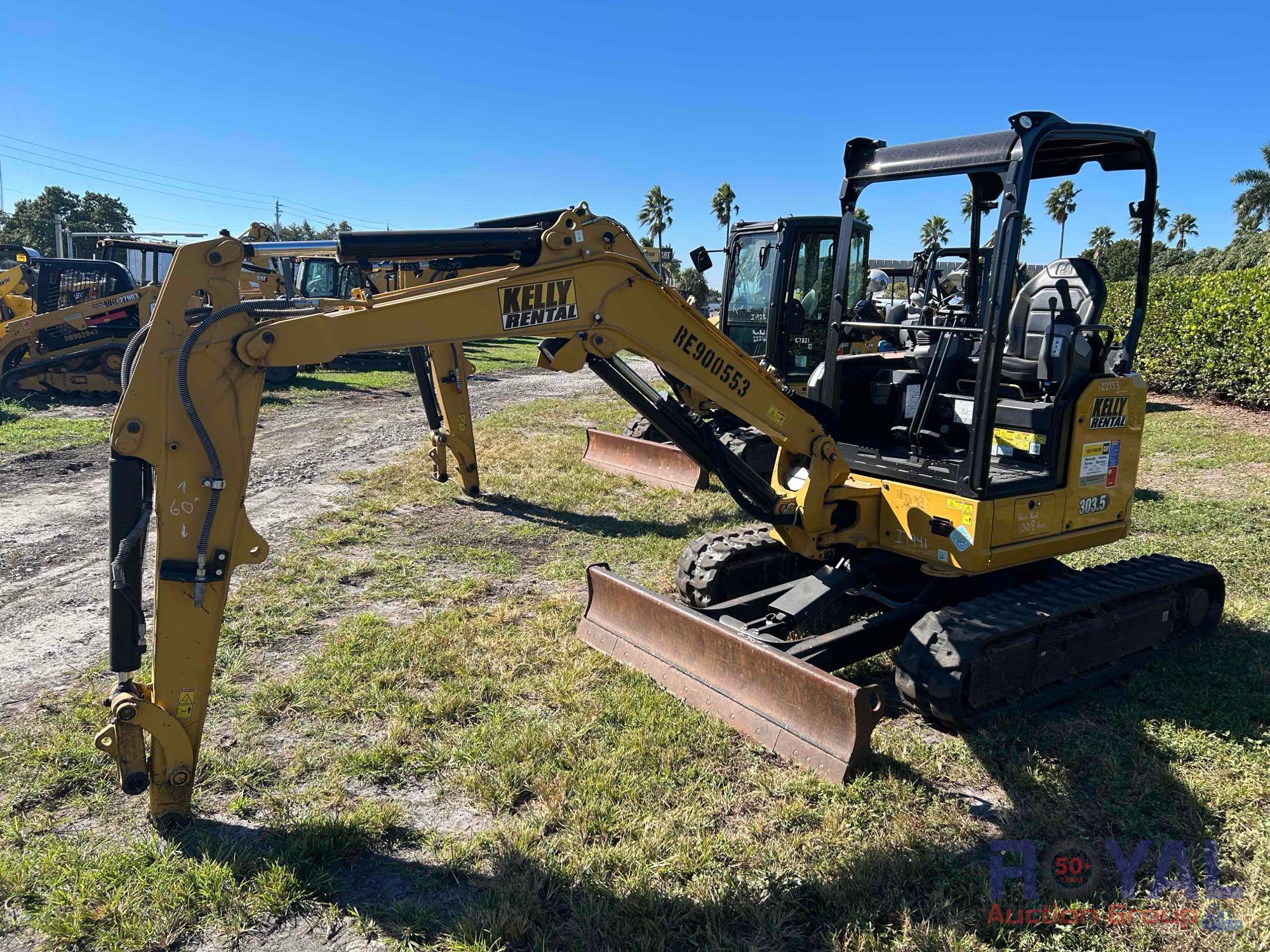 2022 Caterpillar 303.5CR-07A Mini Excavator