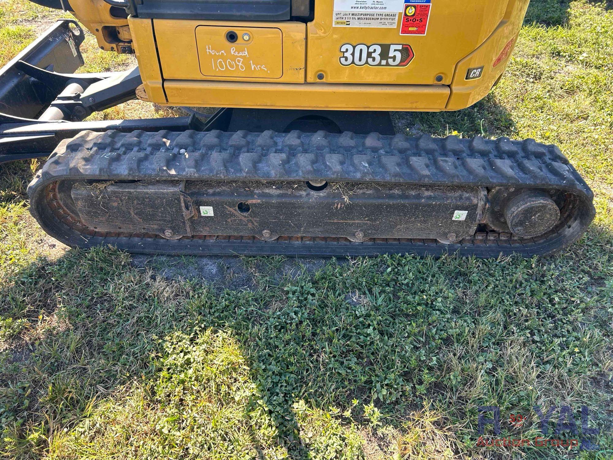 2022 Caterpillar 303.5CR-07A Mini Excavator