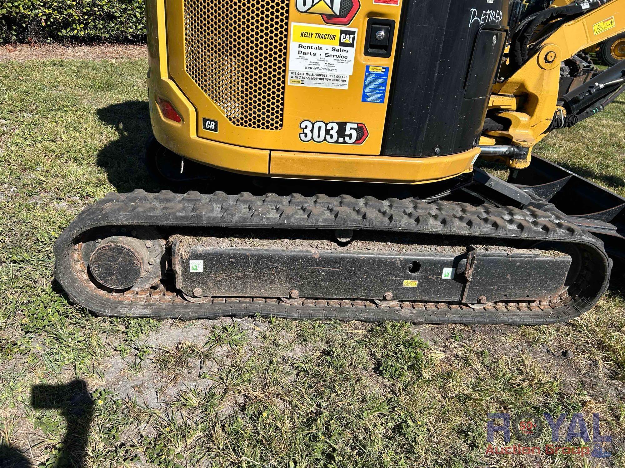 2022 Caterpillar 303.5CR-07A Mini Excavator