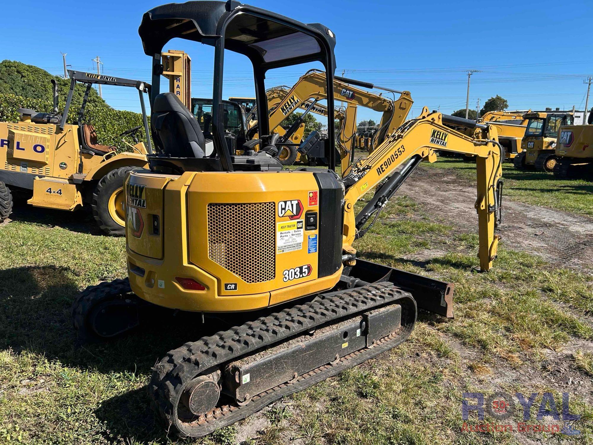 2022 Caterpillar 303.5CR-07A Mini Excavator
