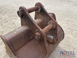 24in Mini Excavator Bucket w/ Teeth