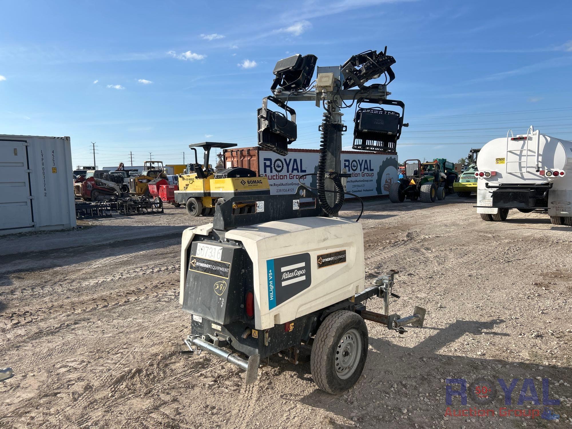 2018 Atlas Copco APT LT V5+ Towable Light Tower