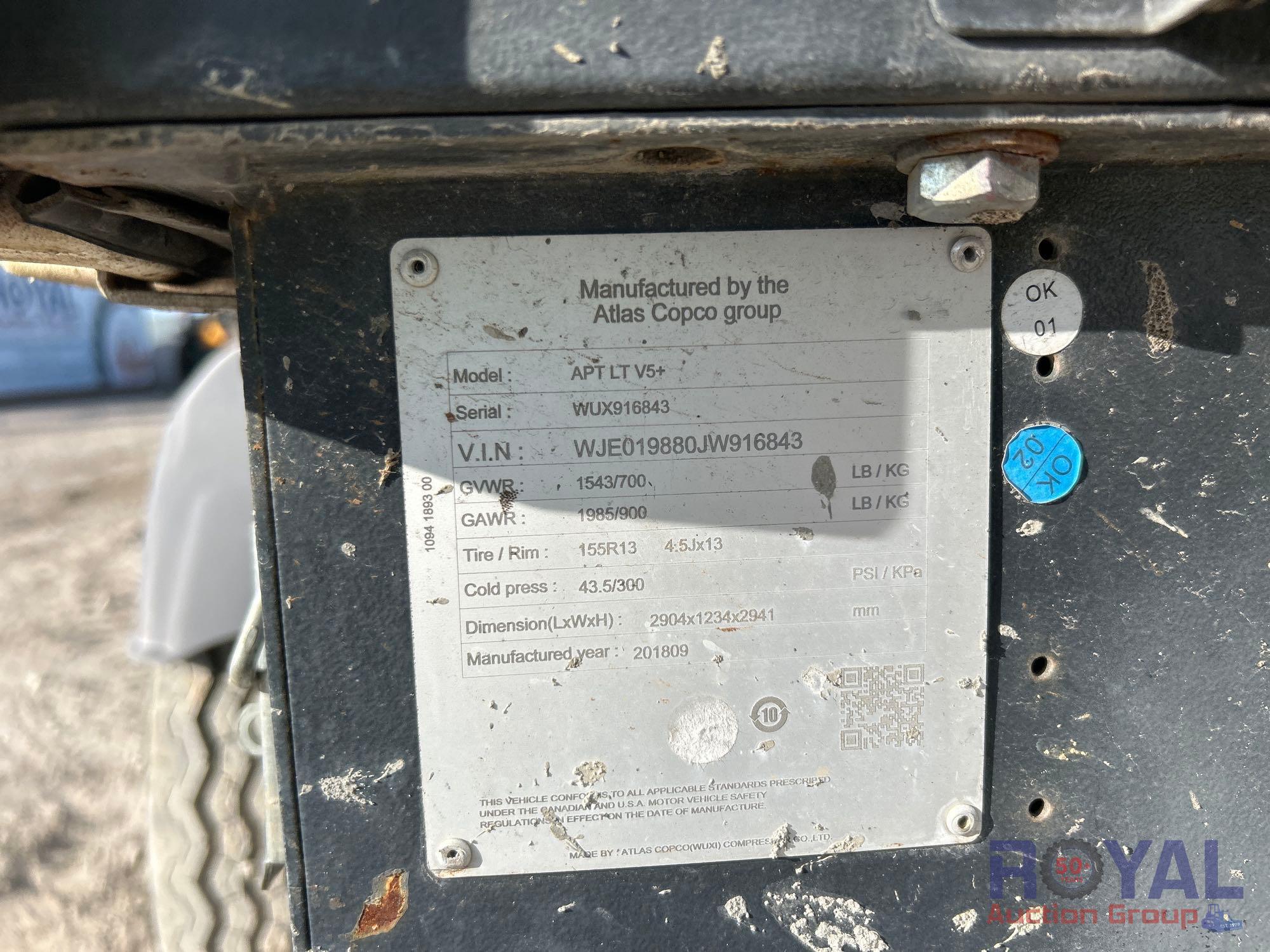 2018 Atlas Copco APT LT V5+ Towable Light Tower
