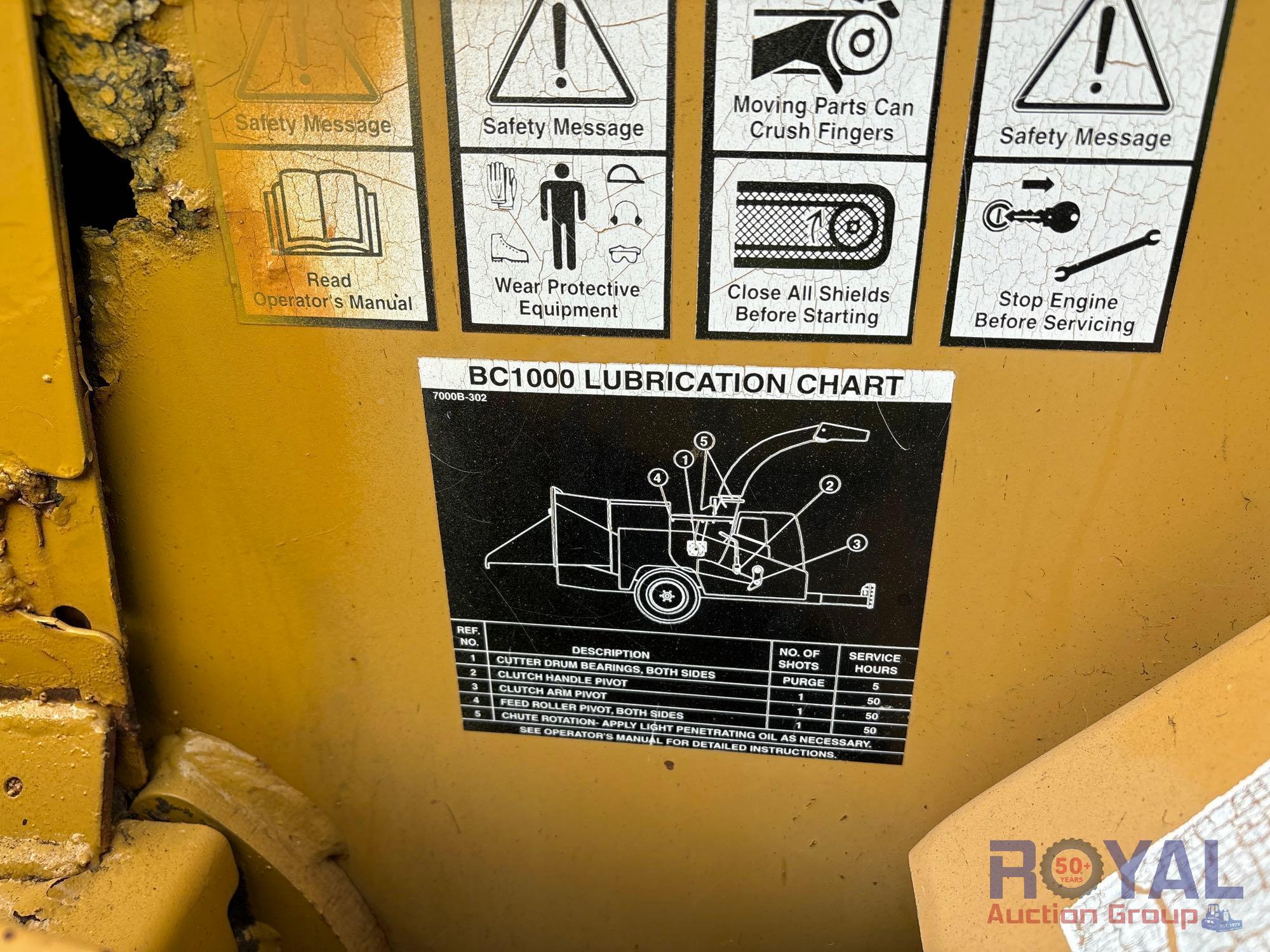 2004 Vermeer BC1000XL Towable Brush Chipper