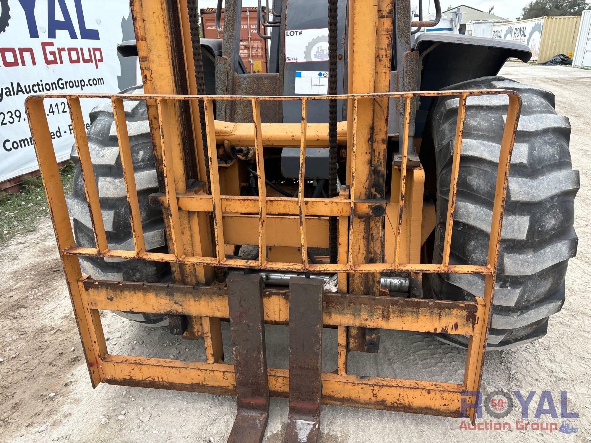 Case 585G 5,000LB 4x4 Rough Terrain Forklift