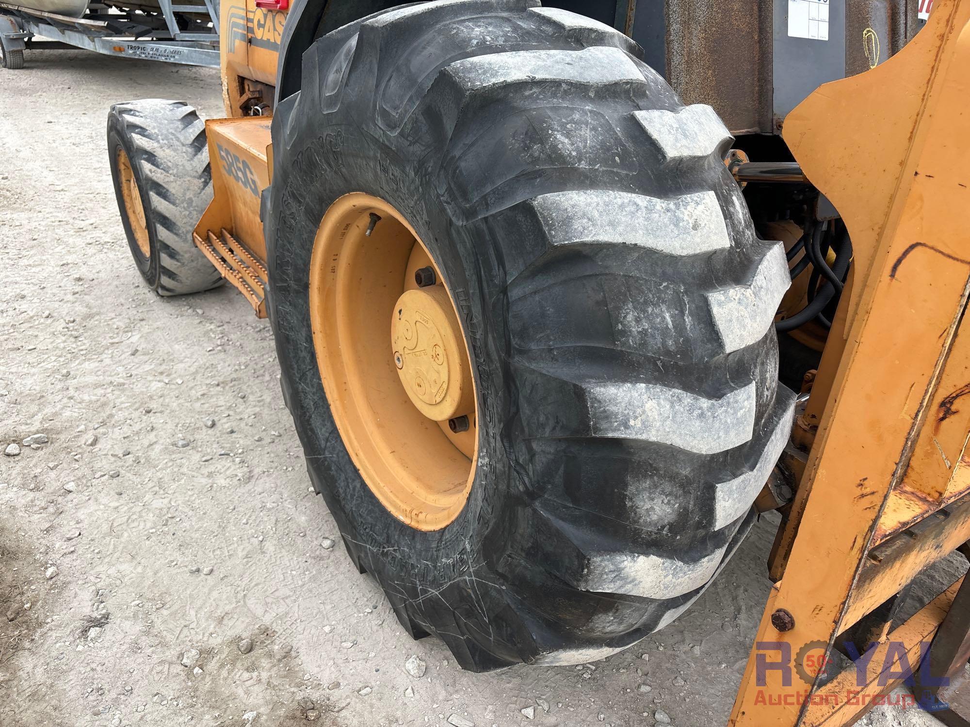 Case 585G 5,000LB 4x4 Rough Terrain Forklift
