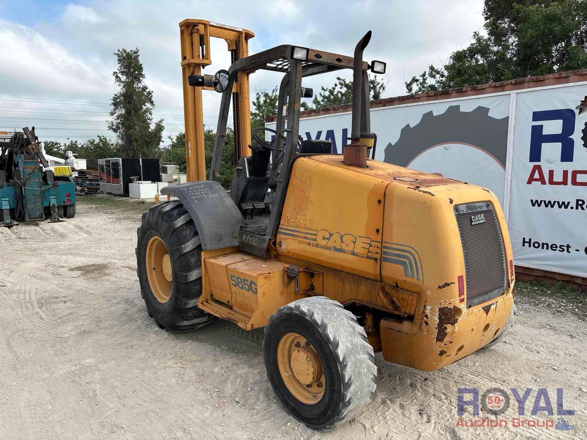 Case 585G 5,000LB 4x4 Rough Terrain Forklift