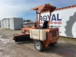 2008 Broce Broom BB-250C Ride-On Towable 3-Wheel Sweeper