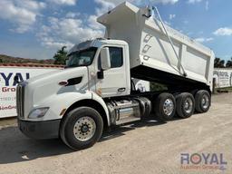 2022 Peterbilt 579 Tri-Axle 21Yd Dump Truck