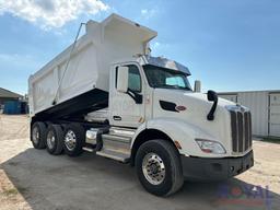 2022 Peterbilt 579 Tri-Axle 21Yd Dump Truck